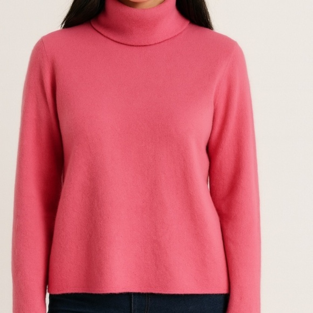 Charter Club 2 Ply Cashmere Turtleneck Sweater Sz L